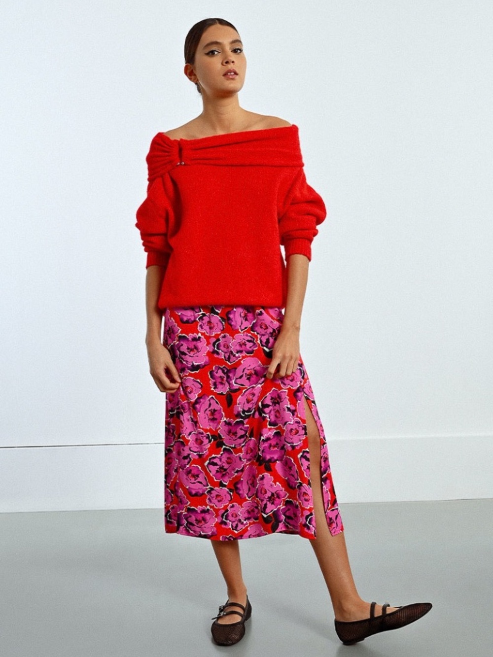 BRAND NEW: Lili Sidonio Floral Skirt - Size S - Picture 6 of 12